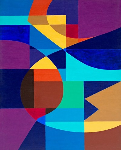 Azulao - acrílico s/tela - 81 x 100 cm - 1991