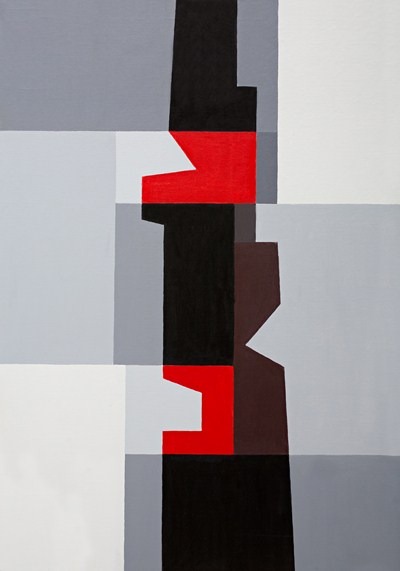 Totem - acrilico sobre tela - 70 x 100 cm - 1995